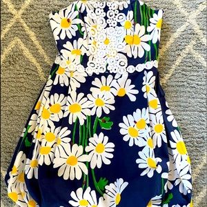 Strapless Lilly Pulitzer Daisy Dress
